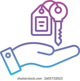Valet Parking vector icon. Can be used for printing, mobile and web applications.
