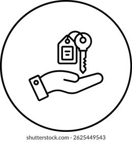 Ícone de vetor de estacionamento personalizado. Pode ser usado para impressão, aplicativos móveis e da Web.