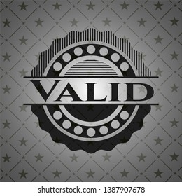 Valid dark emblem. Retro. Vector Illustration. Detailed.