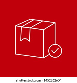 Valid Delivery of Package Check icon for your project
