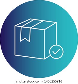 Valid Delivery of Package Check icon for your project
