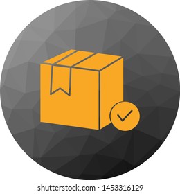 Valid Delivery of Package Check icon for your project
