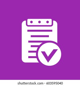 valid document, report icon