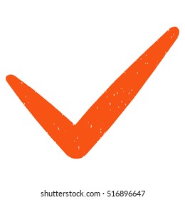 Valid rubber seal stamp watermark. Icon vector symbol with grunge design and dust texture. Scratched orange ink emblem on a white background.
