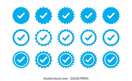 valid seal or guarantee quality icons symbol sign, vector illustration