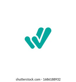 Icono de sello válido. Doble tictac azul. Icono de autoadhesivo plano. Aislado en blanco. Botón Aceptar. Ideal para interfaces web y software. Ilustración vectorial. Marcar. 