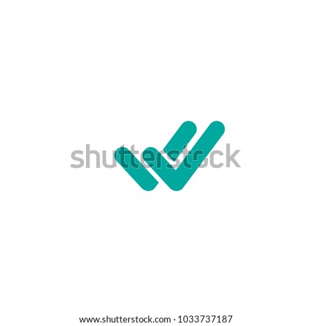 Valid Seal icon. Blue double tick. Flat done sticker icon. Isolated on white. Accept button. Good for web and software interfaces. Vector illustration. Check Mark. 