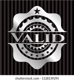 Valid silver emblem