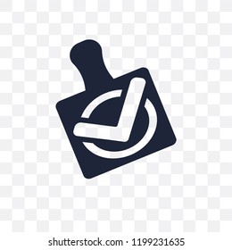 Valid transparent icon. Valid symbol design from Success collection. Simple element vector illustration on transparent background.