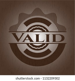 Valid wood signboards