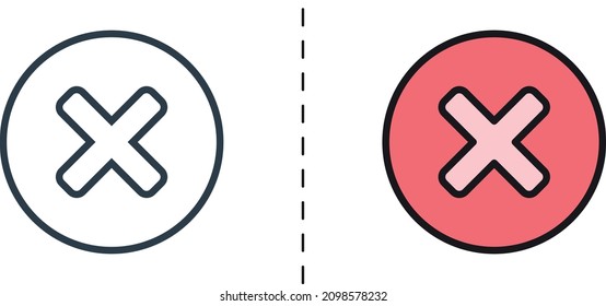 Validate icon, black and color, vector icon designed in filled, outline, line and stroke style can be used for web, mobile...