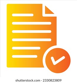 validate icon with isolated vektor and transparent background
