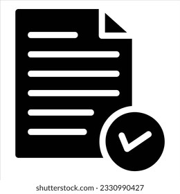 validate icon with isolated vektor and transparent background