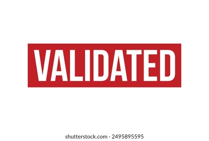 Validated Stamp. Validated Rubber grunge Stamp Seal