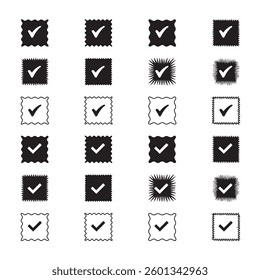 Validation Check, Checkmark for Success, Finished and Verified