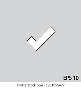 Validation yes button Icons vector