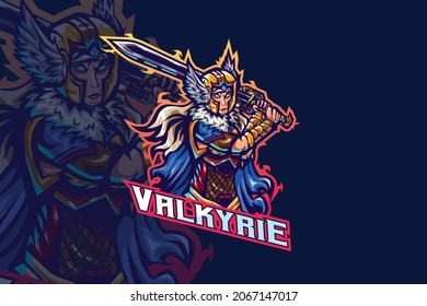 Valkyrie - Esport Logo Template