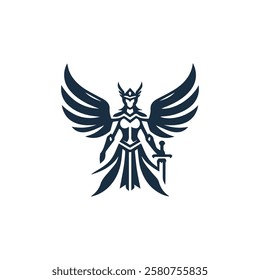 Valkyrie Goddess Logo for sale.