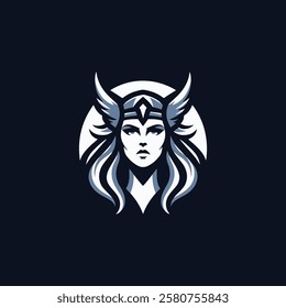 Valkyrie Goddess Logo for sale.