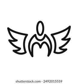 valkyrie icon linear graphics set vector