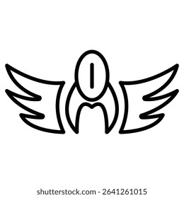 valkyrie icon simple flat icon vector symbol