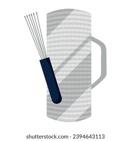 vallenato guacharaca illustration vector isolated