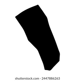 Vallensbaek Municipality map, administrative division of Denmark. Vector illustration.