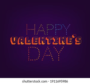 Vallentines day vector logo design
