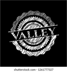 Valley chalkboard emblem