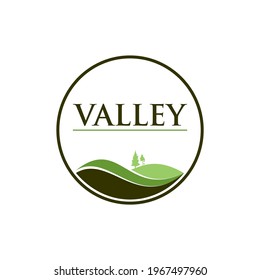 
Valley Logo Design Inspiration Stock Vector