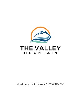 Valley Logo Design Vector Template