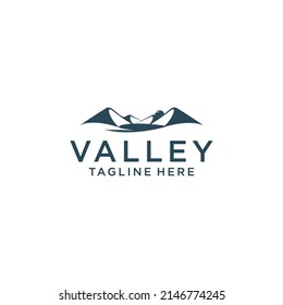 Valley logo icon design vector