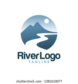 Valley River Logo Stock Image