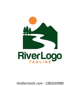 Valley River Logo Stock Image