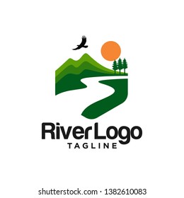 Valley River Logo Stock Image
