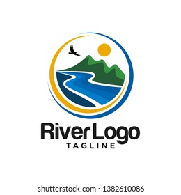 Valley River Logo Stock Image