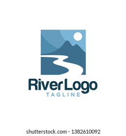 Valley River Logo Stock Image