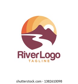 Valley River Logo Stock Image