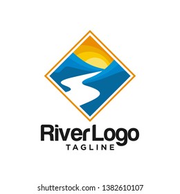 Valley River Logo Stock Image