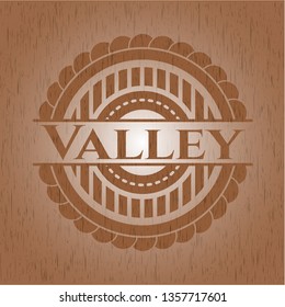 Valley vintage wood emblem