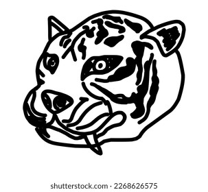 the valor of the tiger with its sharp fangs