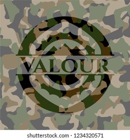 Valour camouflage emblem