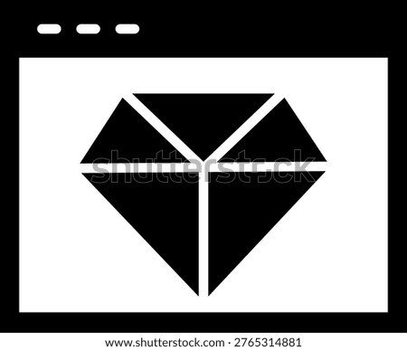 Valuable Glyph Icon Vector Design