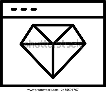 Valuable Line Icon Vector Design