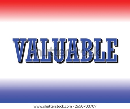 Valuable A Patriotic Poster Design with Text Effect