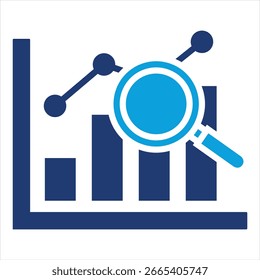 Ilustración vectorial plana azul del icono de la valoración