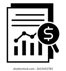 Valuation Icon Element For Design