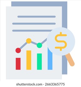 Valuation Icon Element For Design