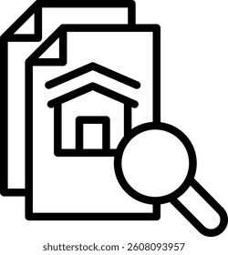 Valuation line icon single with high quality
