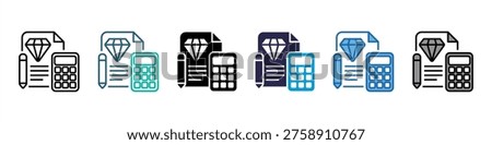 Valuation Single Icon Pack Multistyle